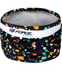 Szalik FORCE Rock (czarny/pomarańczowy)
