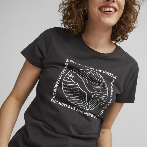 Puma Palaidinė Moterims Graphics She Move Black 674451 01