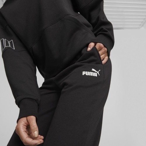 Puma Power Tape damskie spodnie dresowe czarne 674227 01