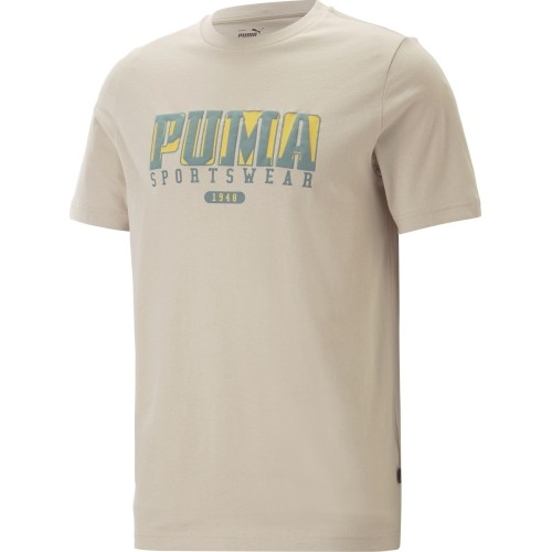 Koszulka męska Puma Graphics Retro Tee Granola Cream 674486 88