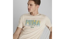 Koszulka męska Puma Graphics Retro Tee Granola Cream 674486 88