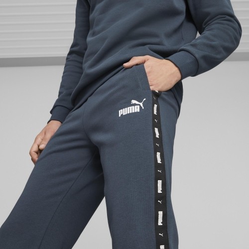 Spodnie dresowe męskie Puma Ess+ Tape Sweatpants Navy 847388 16