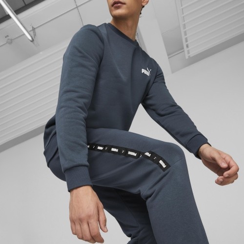 Spodnie dresowe męskie Puma Ess+ Tape Sweatpants Navy 847388 16