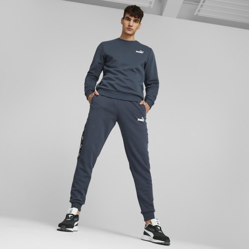 Spodnie dresowe męskie Puma Ess+ Tape Sweatpants Navy 847388 16