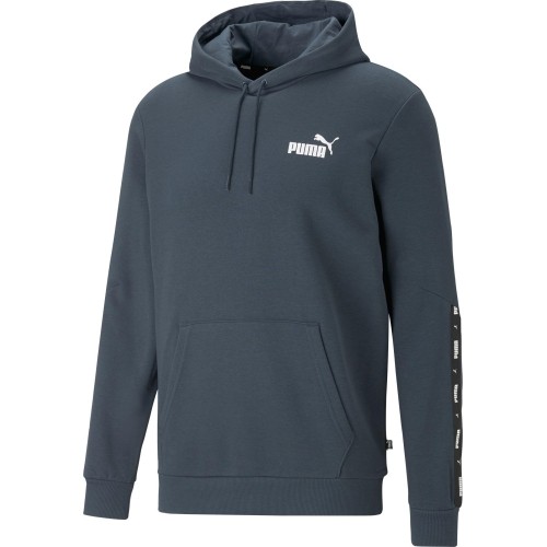 Puma bluza męska Ess+ Tape Hoodie Navy 847385 16