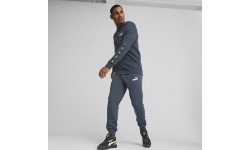 Puma bluza męska Ess+ Tape Hoodie Navy 847385 16