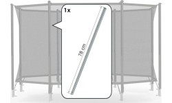 Górna rura siatki ochronnej Comfort 200 (78 cm)
