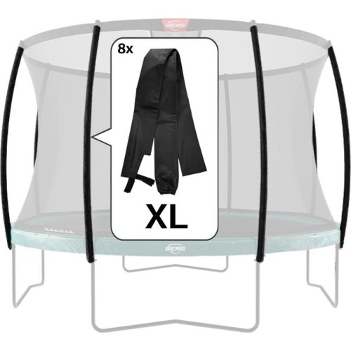 Siatka ochronna DLX XL - tuleje słupków (8 szt.)