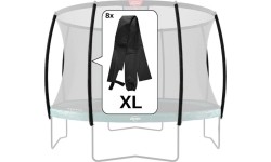 Siatka ochronna DLX XL - tuleje słupków (8 szt.)
