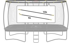 Ultim Safety Net DLX XL - Set Tent Tubes 410