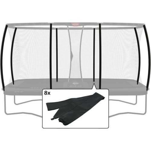 Osłony słupków siatki ochronnej Ultim Safety Net DLX XL (8 szt.)