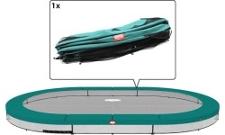 Osłona sprężyn do trampoliny Grand Favorit InGround 520, zielona