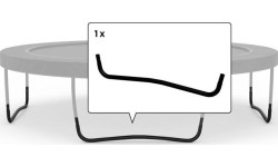 Champion/Elite - W-Leg 380, (Curved, Black)