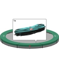 Osłona sprężyn trampoliny Favorit InGround 330, zielona (8 sekcji)
