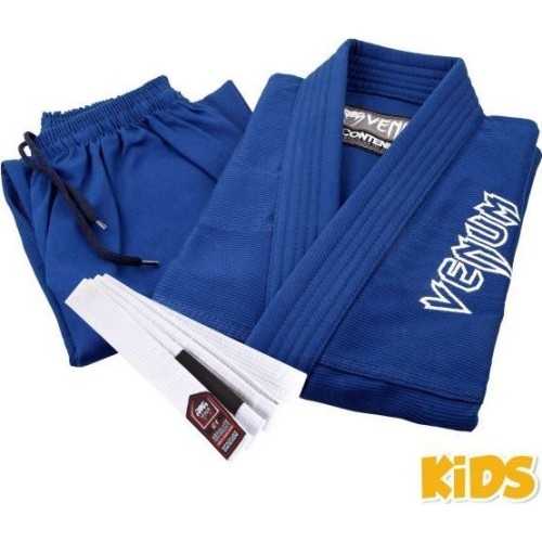 Venum Contender Kids BJJ Gi (bezpłatny biały pas w zestawie) - Niebieski