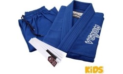 Venum Contender Kids BJJ Gi (bezpłatny biały pas w zestawie) - Niebieski
