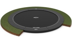 Trampolina BERG SPORTS Elite FlatGround 330, szara
