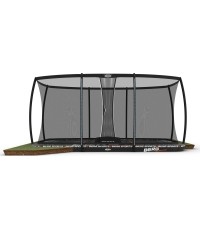 BERG SPORTS Ultim Pro Bouncer FlatGround 500 + siatka zabezpieczająca XL