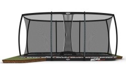 BERG SPORTS Ultim Pro Bouncer FlatGround 500 + siatka zabezpieczająca XL