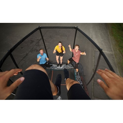 BERG SPORTS Ultim Pro Bouncer FlatGround 500 + siatka zabezpieczająca XL
