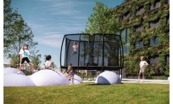 BERG Ultim Champion ECO FlatGround 410 + siatka zabezpieczająca DLX XL