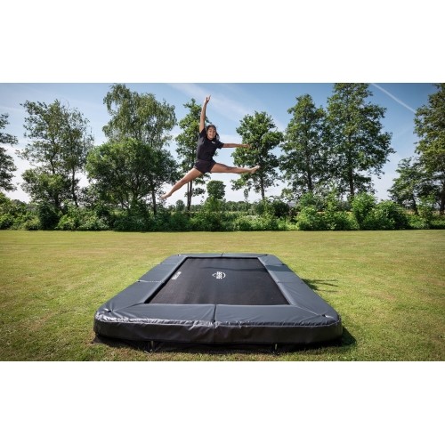 Trampolina BERG Sports Ultim Champion InGround 330, szara