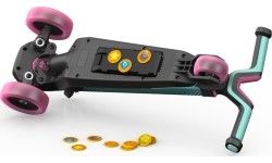 BERG Nexo Składane światła Magnet-deck Lime