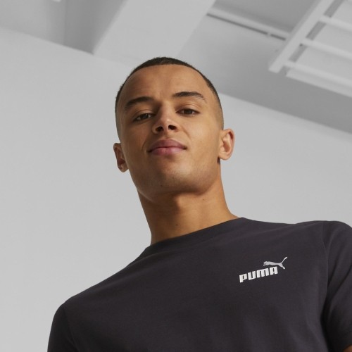 Puma koszulka męska Ess+ 2 Col Small Black 674470 61