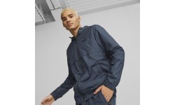 Kurtka męska Puma Ess Solid Windbreaker, niebieska 847484 16