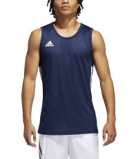 Koszulka do koszykówki Adidas 3G Speed Rev Junior, niebiesko-biała, DY6594