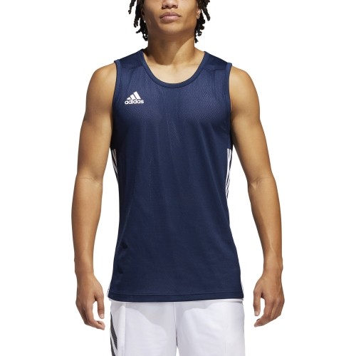 Koszulka do koszykówki Adidas 3G Speed Rev Junior, niebiesko-biała, DY6594