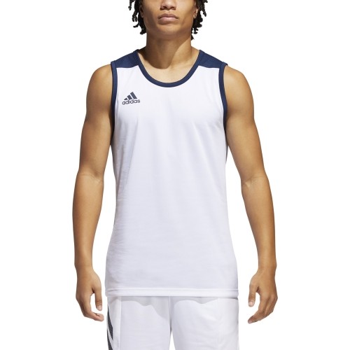 Koszulka do koszykówki Adidas 3G Speed Rev Junior, niebiesko-biała, DY6594