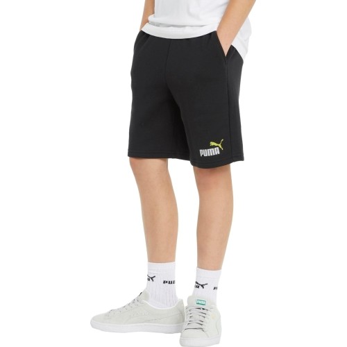 Puma szorty młodzieżowe Ess+ 2 Col Shorts Black 586989 97