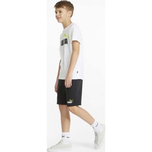 Puma szorty młodzieżowe Ess+ 2 Col Shorts Black 586989 97
