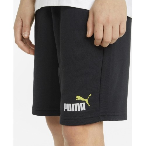 Puma szorty młodzieżowe Ess+ 2 Col Shorts Black 586989 97