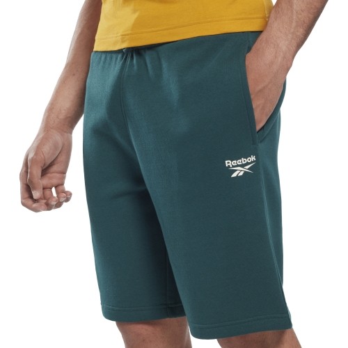 Spodenki męskie Reebok Ri Left Leg Logo zielone HM5349