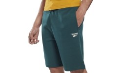 Spodenki męskie Reebok Ri Left Leg Logo zielone HM5349