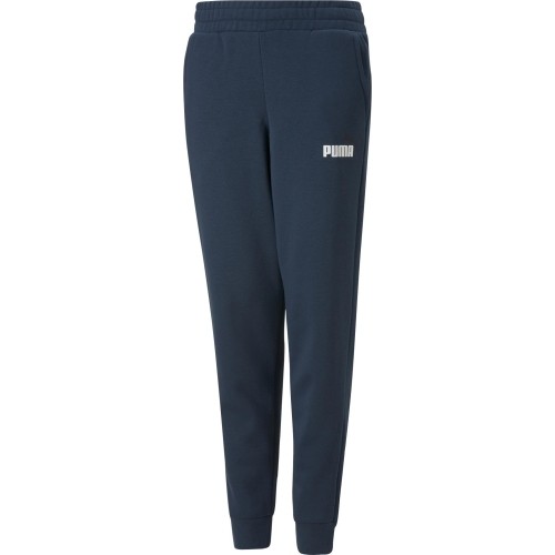 Puma Ess+ 2 Col Logo spodnie sportowe dla nastolatków, niebieskie 586988 71