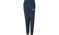 Puma Ess+ 2 Col Logo spodnie sportowe dla nastolatków, niebieskie 586988 71
