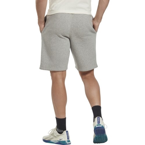 Spodenki męskie Reebok Ri Left Leg Logo szare HS7113