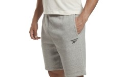 Spodenki męskie Reebok Ri Left Leg Logo szare HS7113