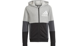 Bluza młodzieżowa Adidas U CB Hoodie szara HN8564