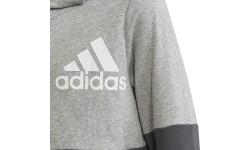 Bluza młodzieżowa Adidas U CB Hoodie szara HN8564