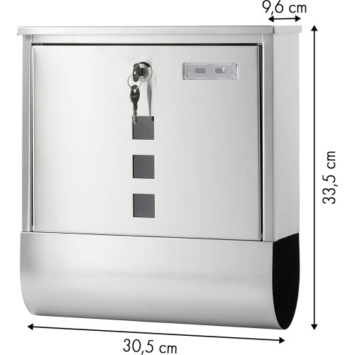 Skrzynka na listy stal nierdzewna ModernHome