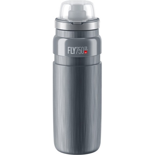 Butelka Elite FLY MTB TEX szara, szare logo 750ml