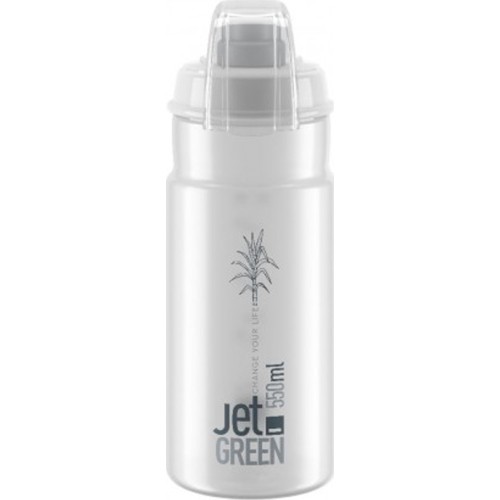 Bidon ELITE Jet Green+, 550 ml (przezroczysty)