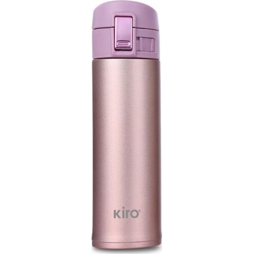 Izolowana próżniowo termobutelka KIRO KI501R, różowa, 500 ml