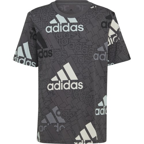 Koszulka chłopięca Adidas U BL Logo Tee Grey HP0819