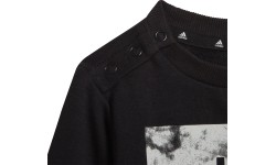Adidas dres dziecięcy I Lin FT Jog Black HF1909