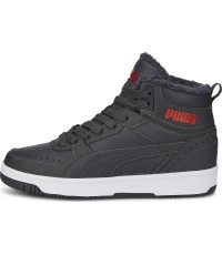 Buty młodzieżowe Puma Rebound Joy Fur Grey 375477 06